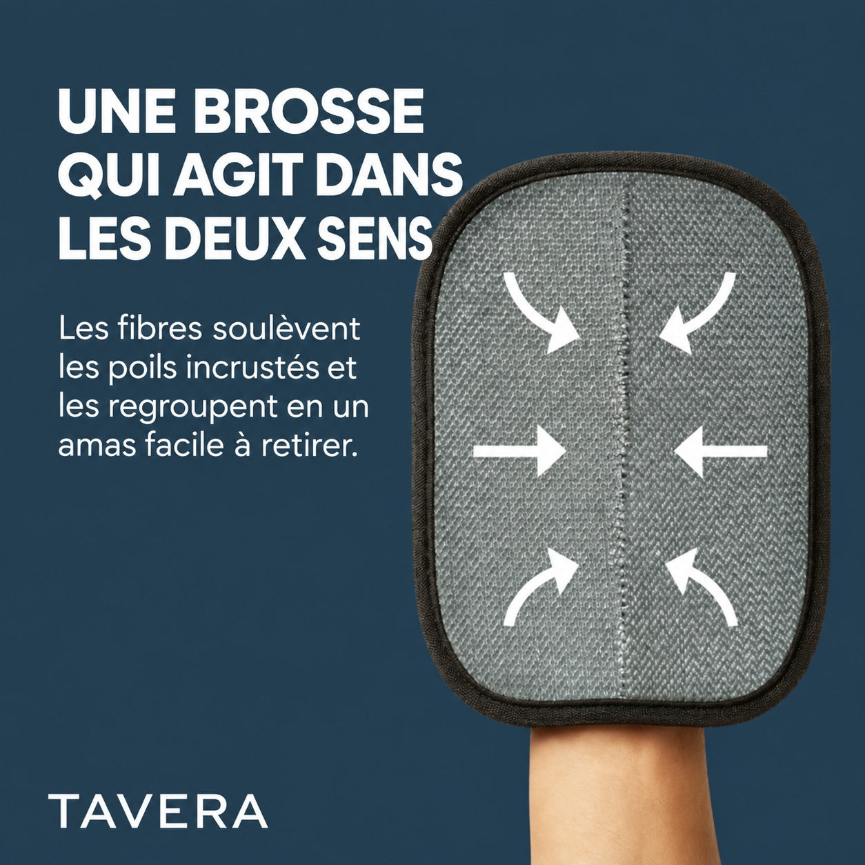 Le tissu agit dans les deux sens